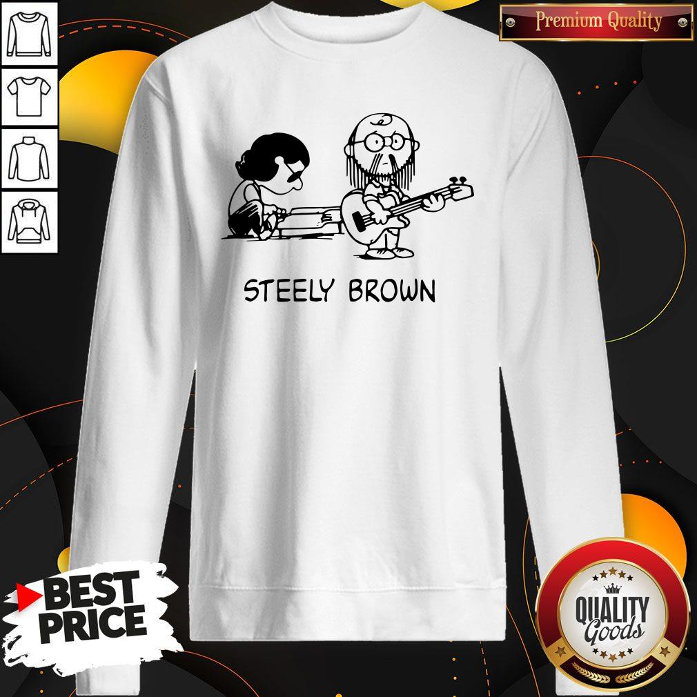 Beautiful Steely Brown Shirt - Image 4