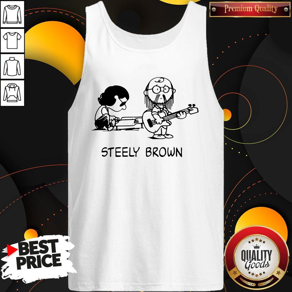 Beautiful Steely Brown Shirt - Image 3