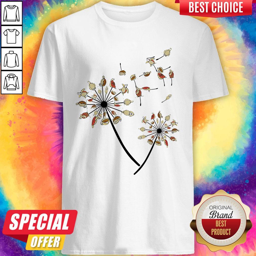 Beautiful Yoga Turtle Dandelion Classic Shirt