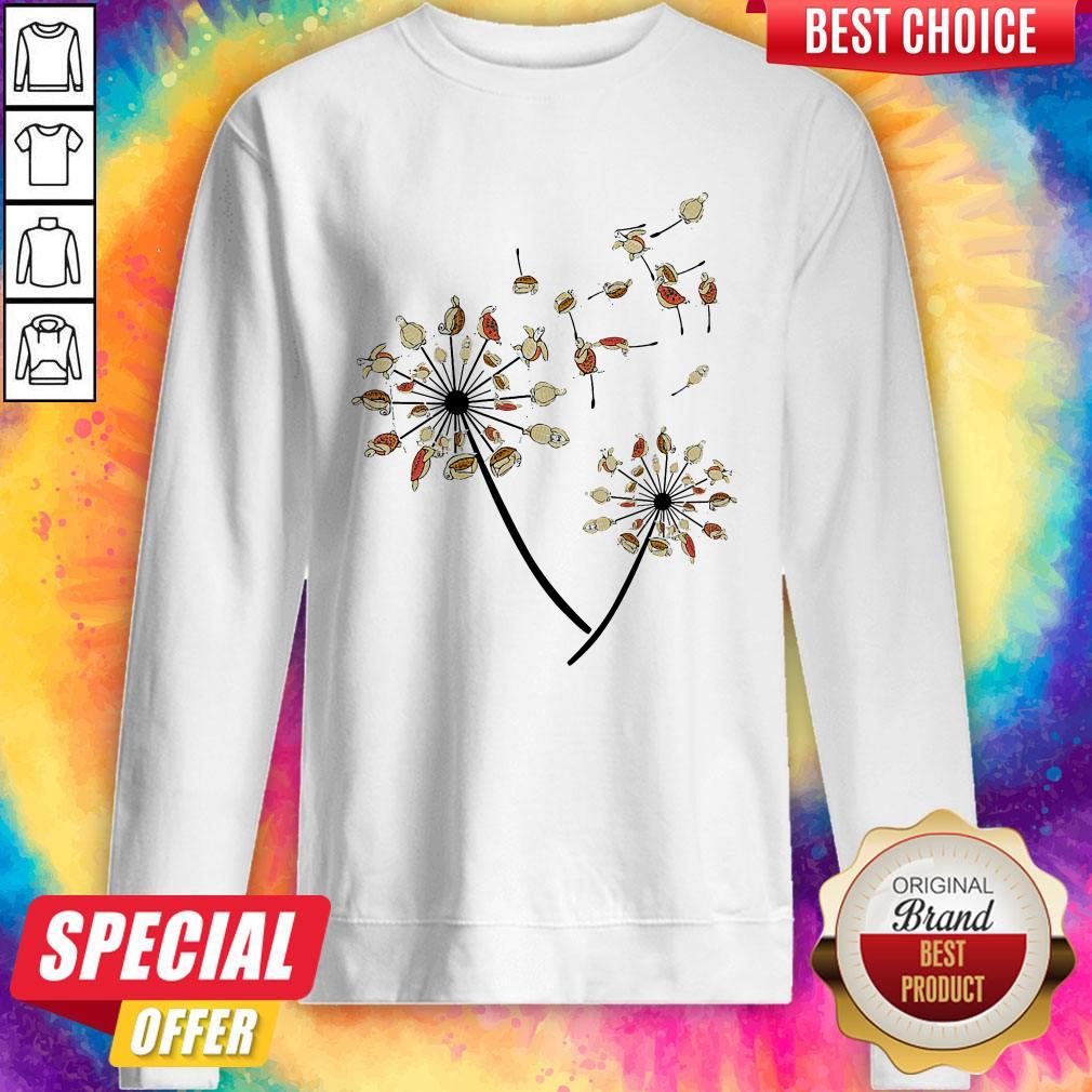 Beautiful Yoga Turtle Dandelion Classic Shirt - Image 4
