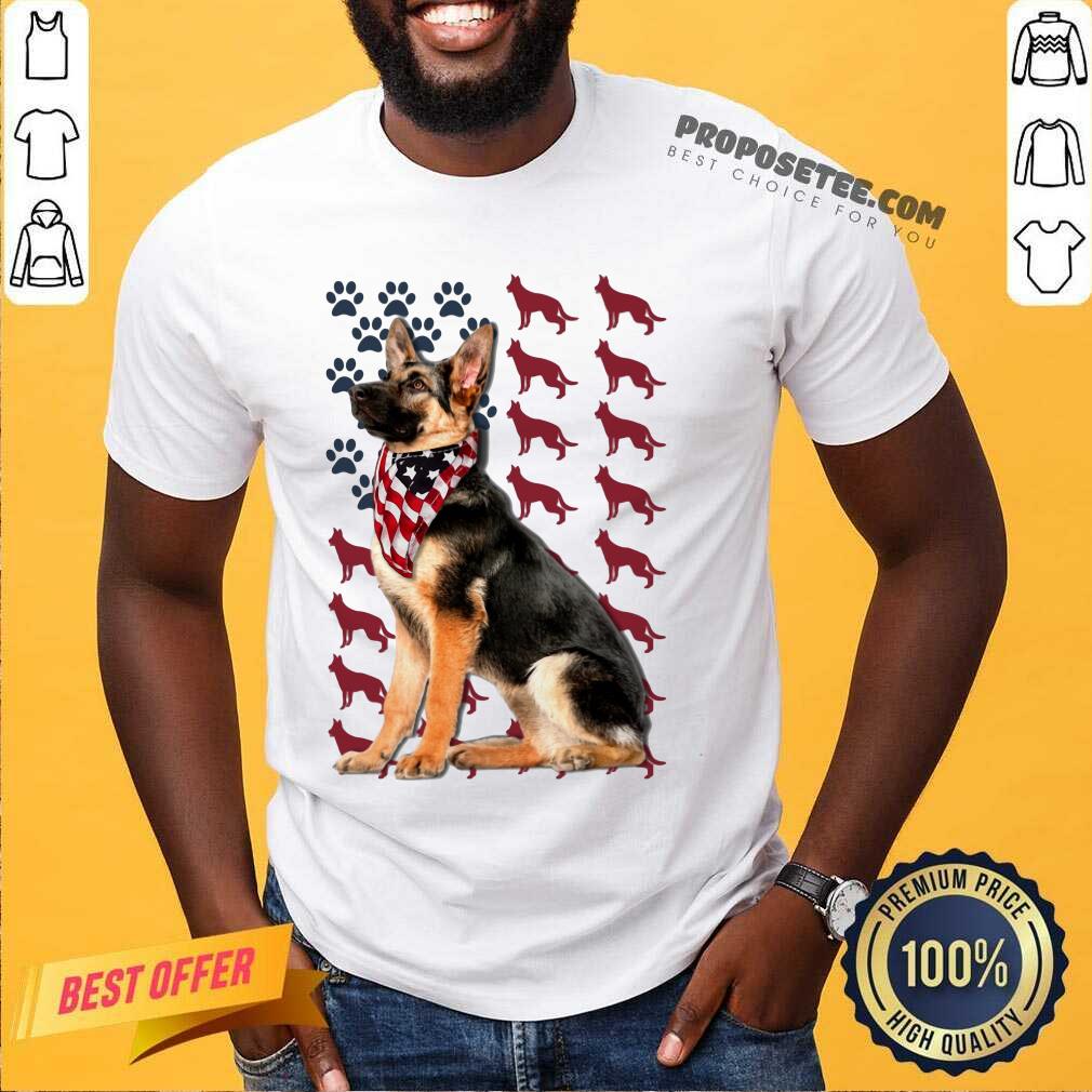 Becgie American Flag Shirt