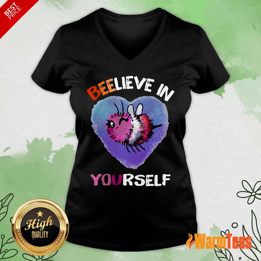 Bee Believe In Yourself Lesbiennes Shirt - Image 5