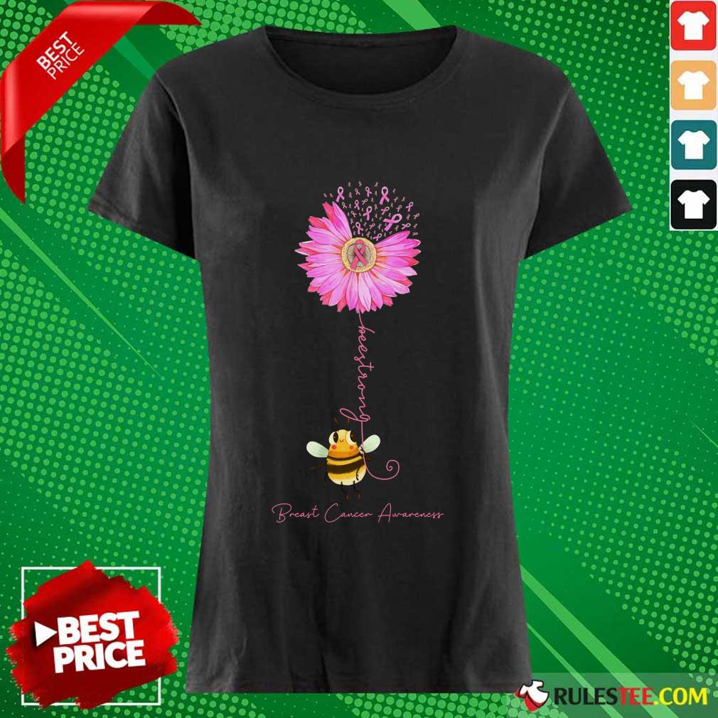Bee Strong Breast Cancer Awareness Shirt - Image 3