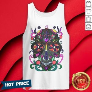 Alternative view of Before Coffee Sugar Skull Day Dead Halloween Shirt