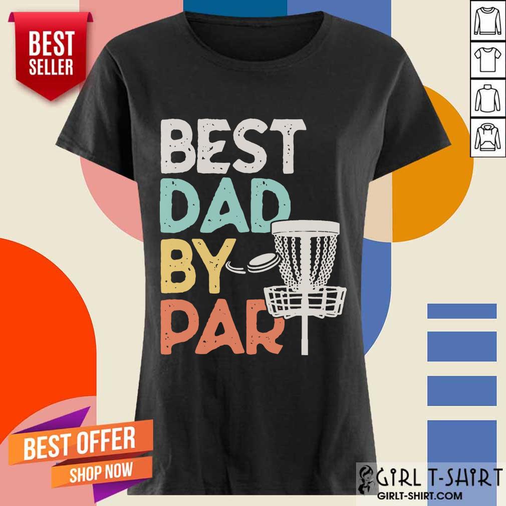 Best Dad By Par Disc Golf Vintage Shirt - Image 2