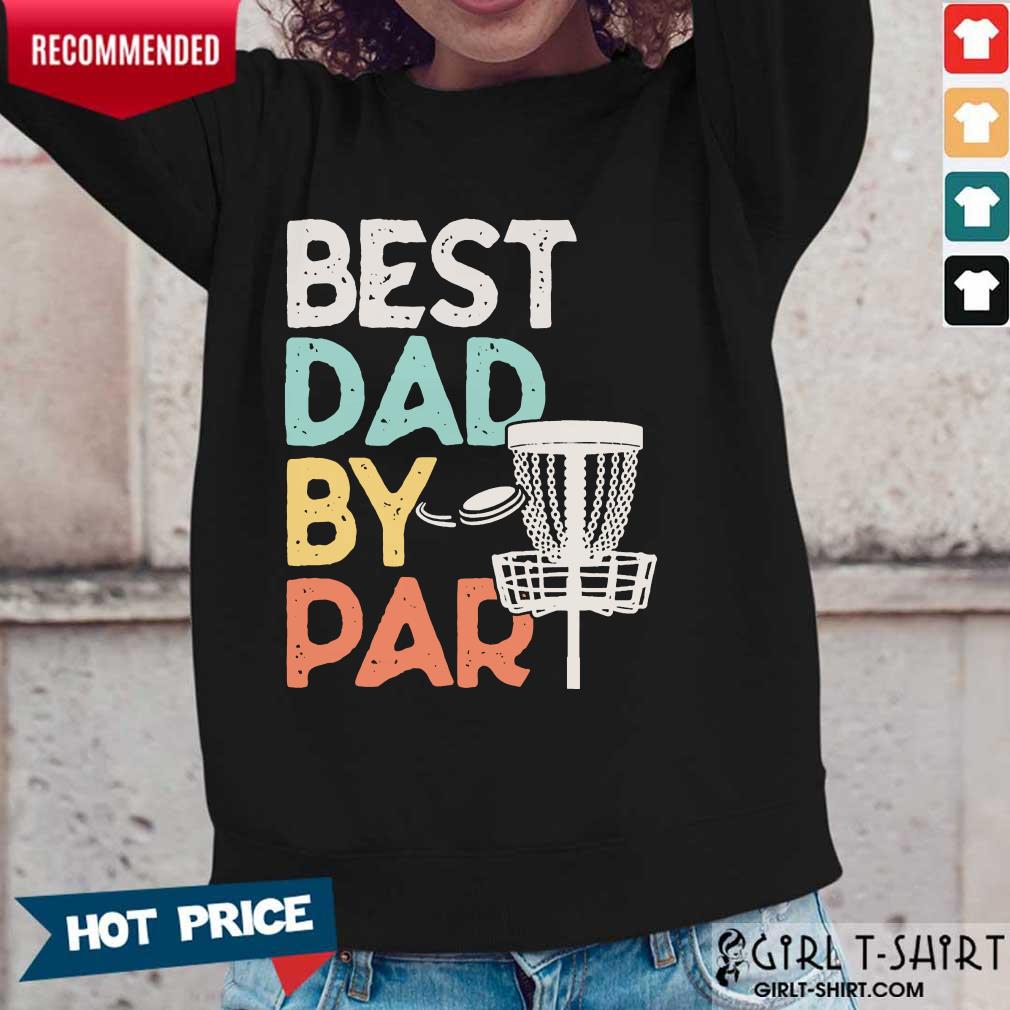 Best Dad By Par Disc Golf Vintage Shirt - Image 5