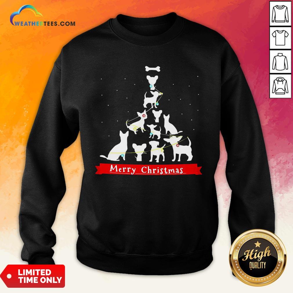 Best Dogs Tre Merry Christmas Ugly Shirt - Image 4