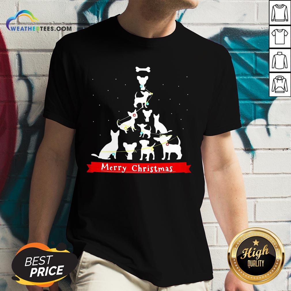Best Dogs Tre Merry Christmas Ugly Shirt - Image 2