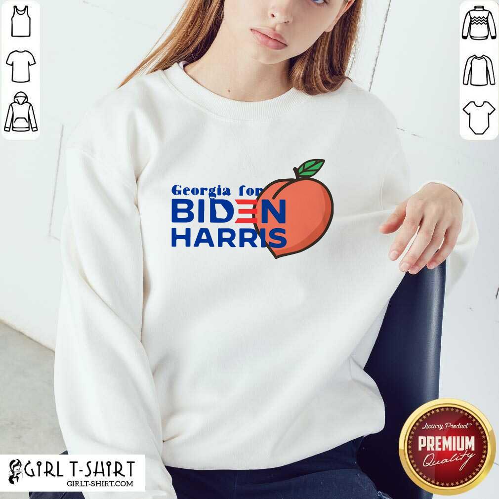 Best Georgia For Biden Harris Peach Shirt - Image 5