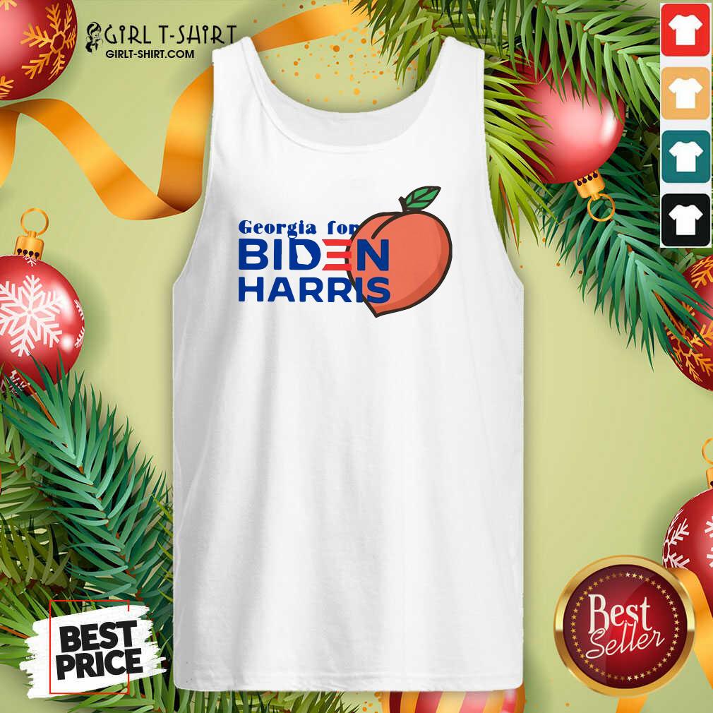 Best Georgia For Biden Harris Peach Shirt - Image 4