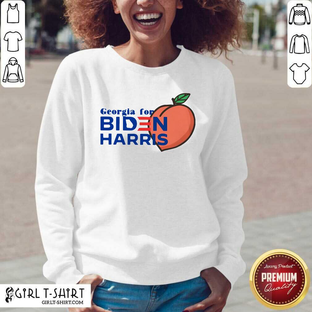Best Georgia For Biden Harris Peach Shirt - Image 3