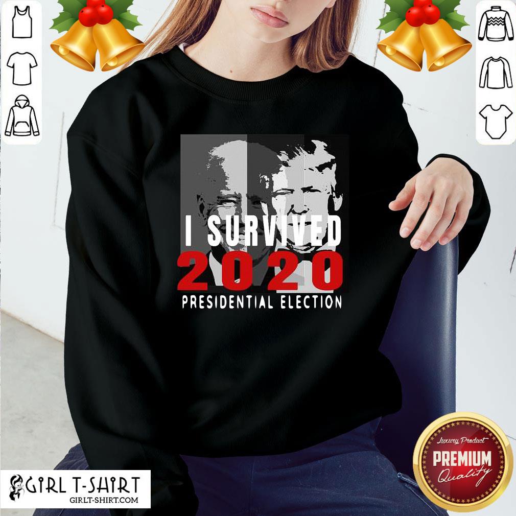 Best I Survived 2020 Presidential Election Biden Trump Shirt - Image 4