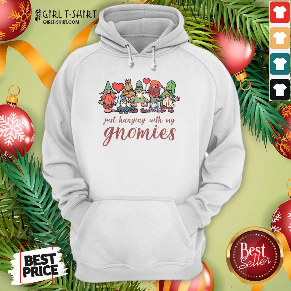 Best Just Hanging With My Gnomies Christmas Squad Shirt - Image 2