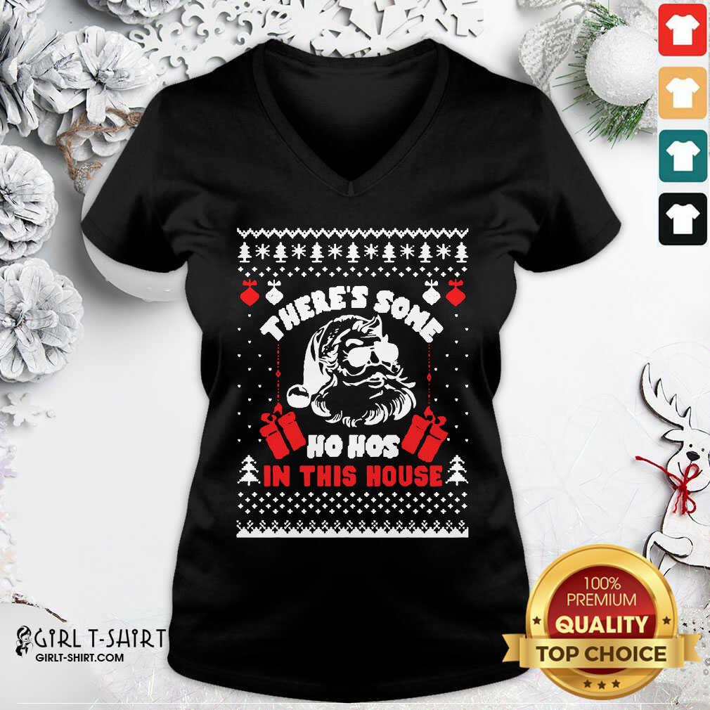 Best Ugly Christmas There’s Some Ho Hos In This House Shirt - Image 3