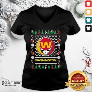 Alternative view of Best Washington Football Team Grateful Dead Ugly Christmas Shirt