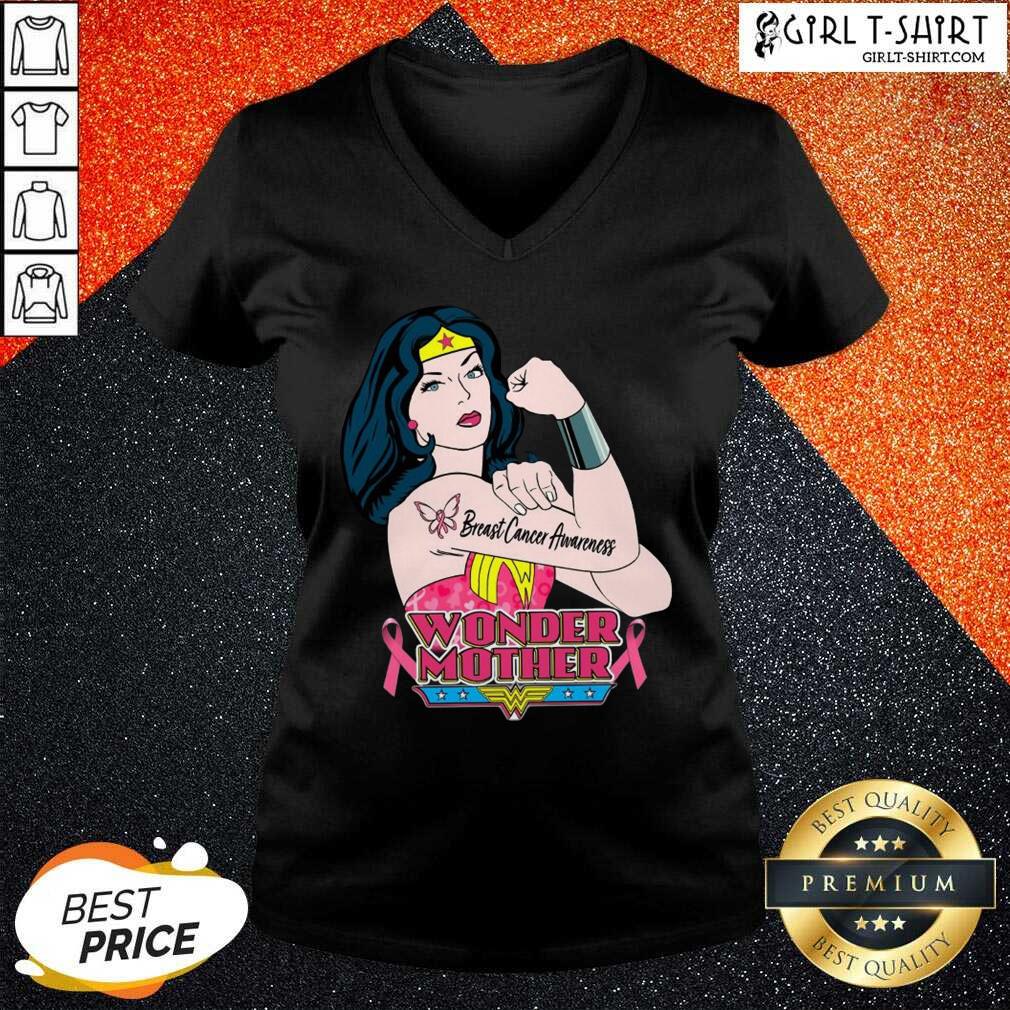 Best Wonder Mother Breast Cancer Awareness Shirt - Image 2