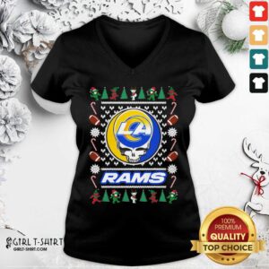 Alternative view of Better Los Angeles Rams Grateful Dead Ugly Christmas Shirt