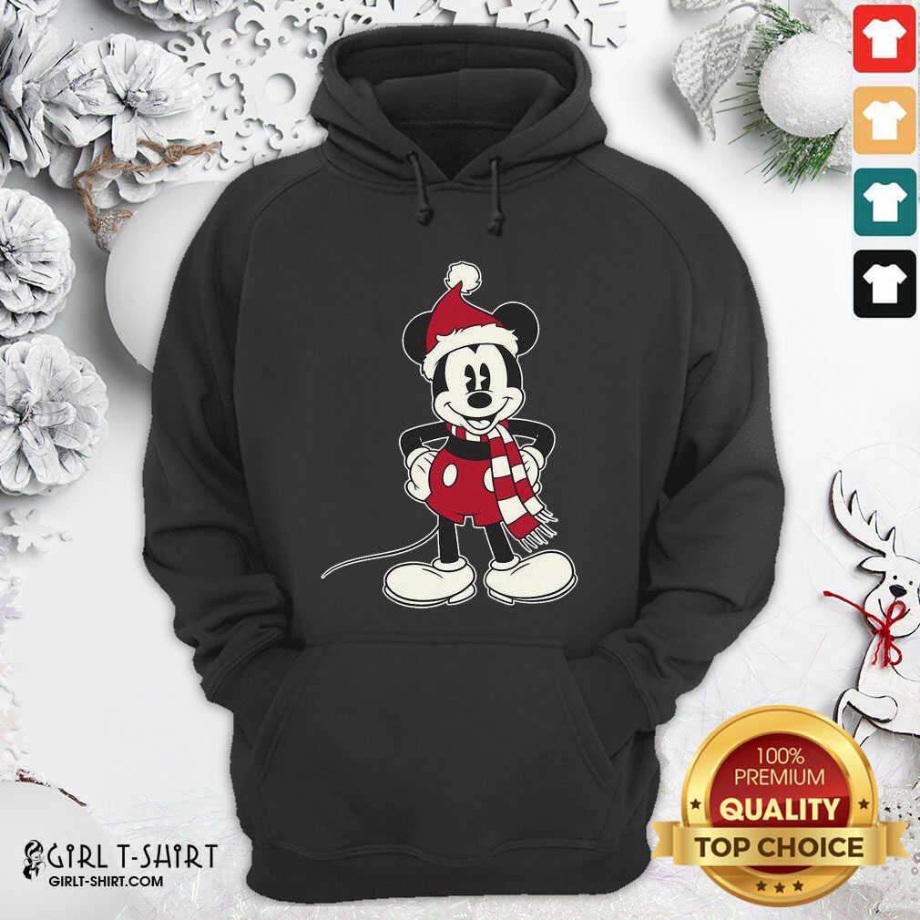 Better Mickey Mouse Santa Hat Merry Christmas Shirt - Image 5