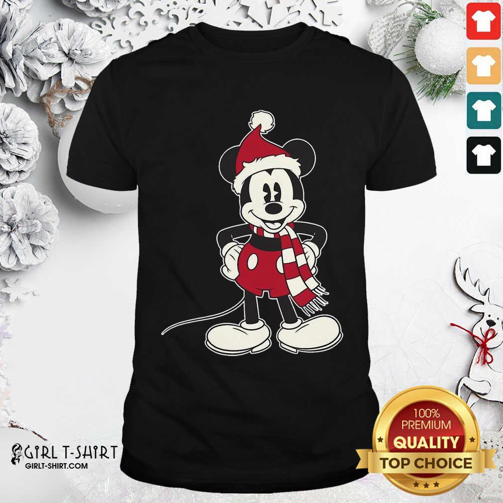 Better Mickey Mouse Santa Hat Merry Christmas Shirt