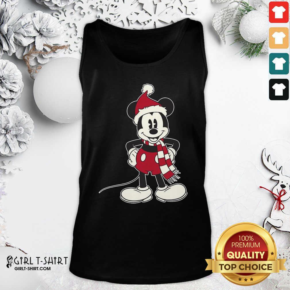 Better Mickey Mouse Santa Hat Merry Christmas Shirt - Image 4
