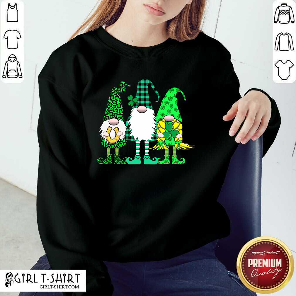 Better Three Gnomes Lucky St Patricks Day Shirt - Image 4