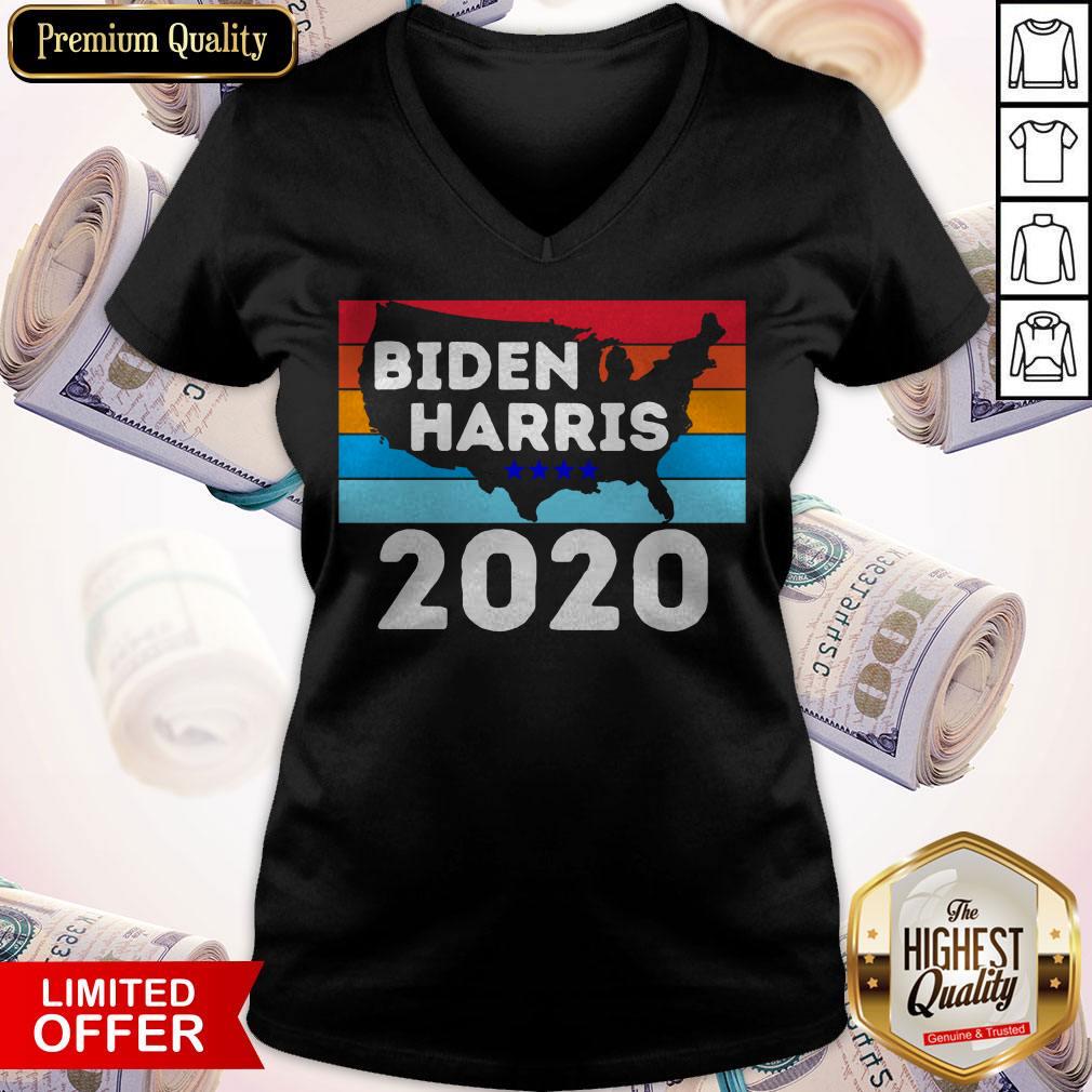 Biden Harris 2020 Vintage Retro Shirt - Image 3