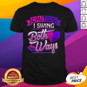 Bisexual Pride Bi LGBT I Swing Both Ways LGBTQ Shirt