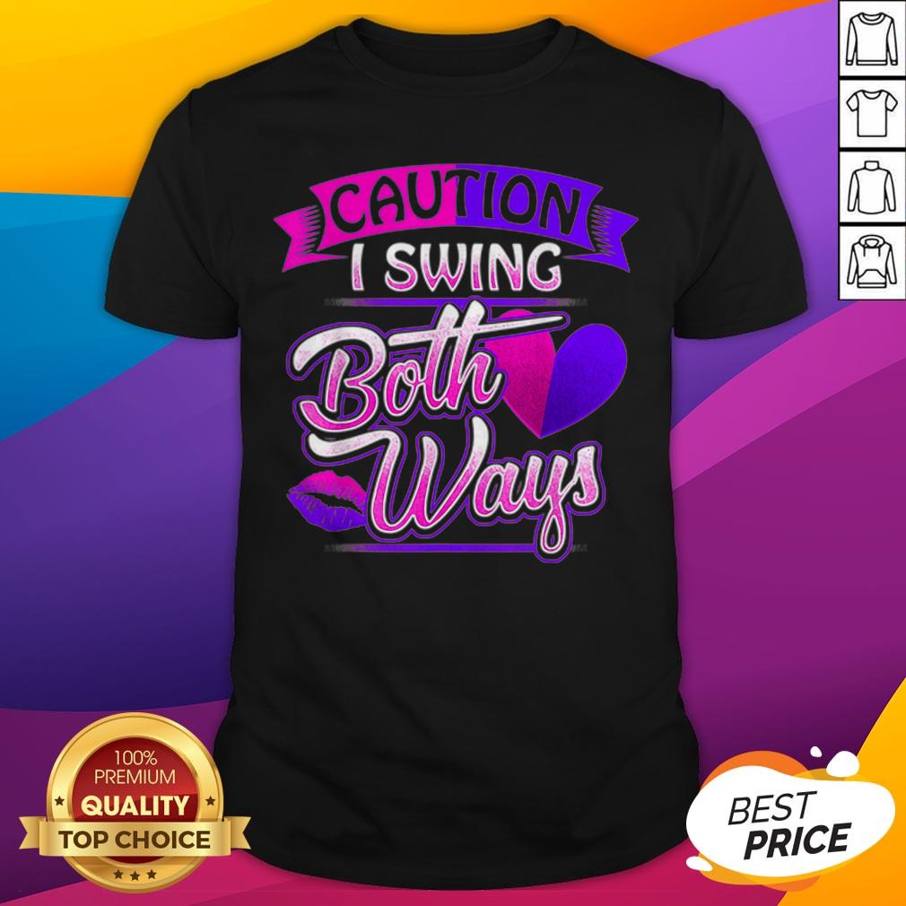 Bisexual Pride Bi LGBT I Swing Both Ways LGBTQ Shirt