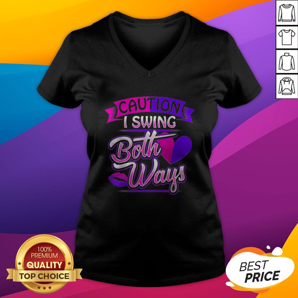 Bisexual Pride Bi LGBT I Swing Both Ways LGBTQ Shirt - Image 4