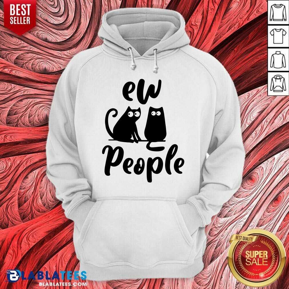 Black Cat Ew People Shirt - Image 2
