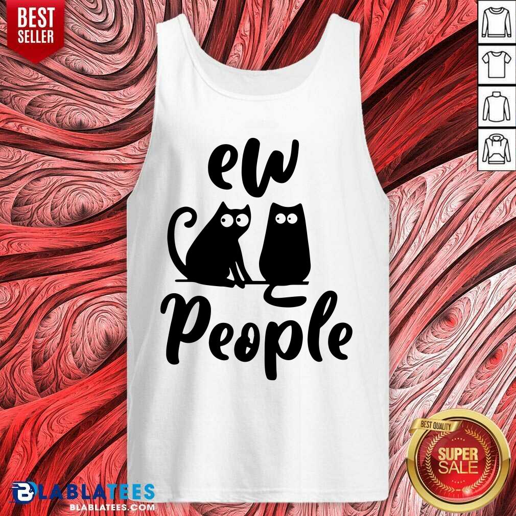 Black Cat Ew People Shirt - Image 4