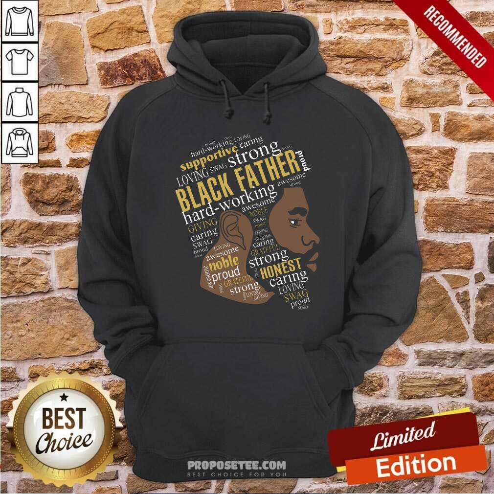 Black Father Hardworking Giving Shirt - Image 2