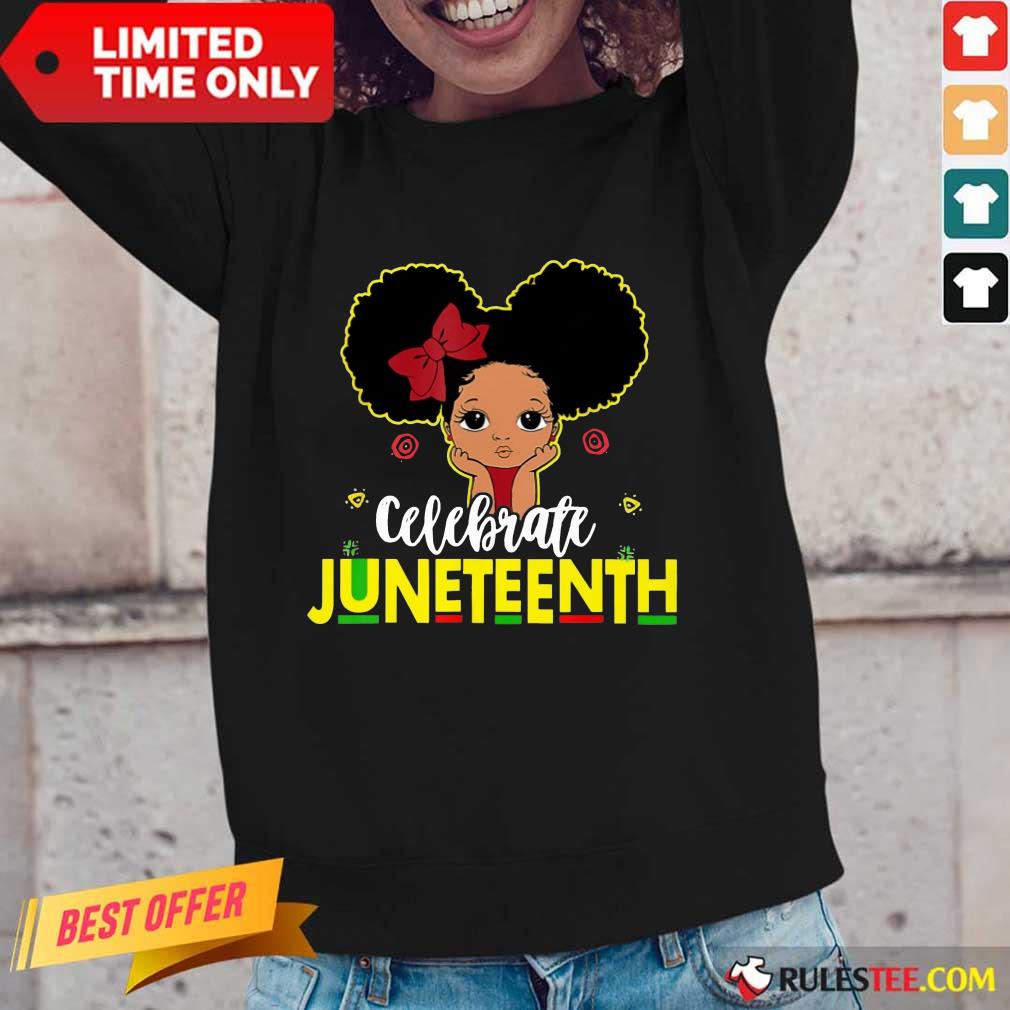 Black Girl Kids Juneteenth Shirt - Image 2