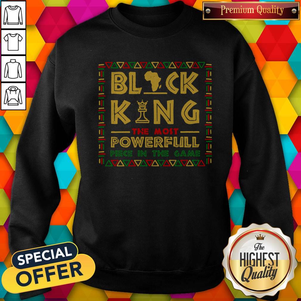 Black King The Most Powerful Piece In The Game Shirt - Image 5