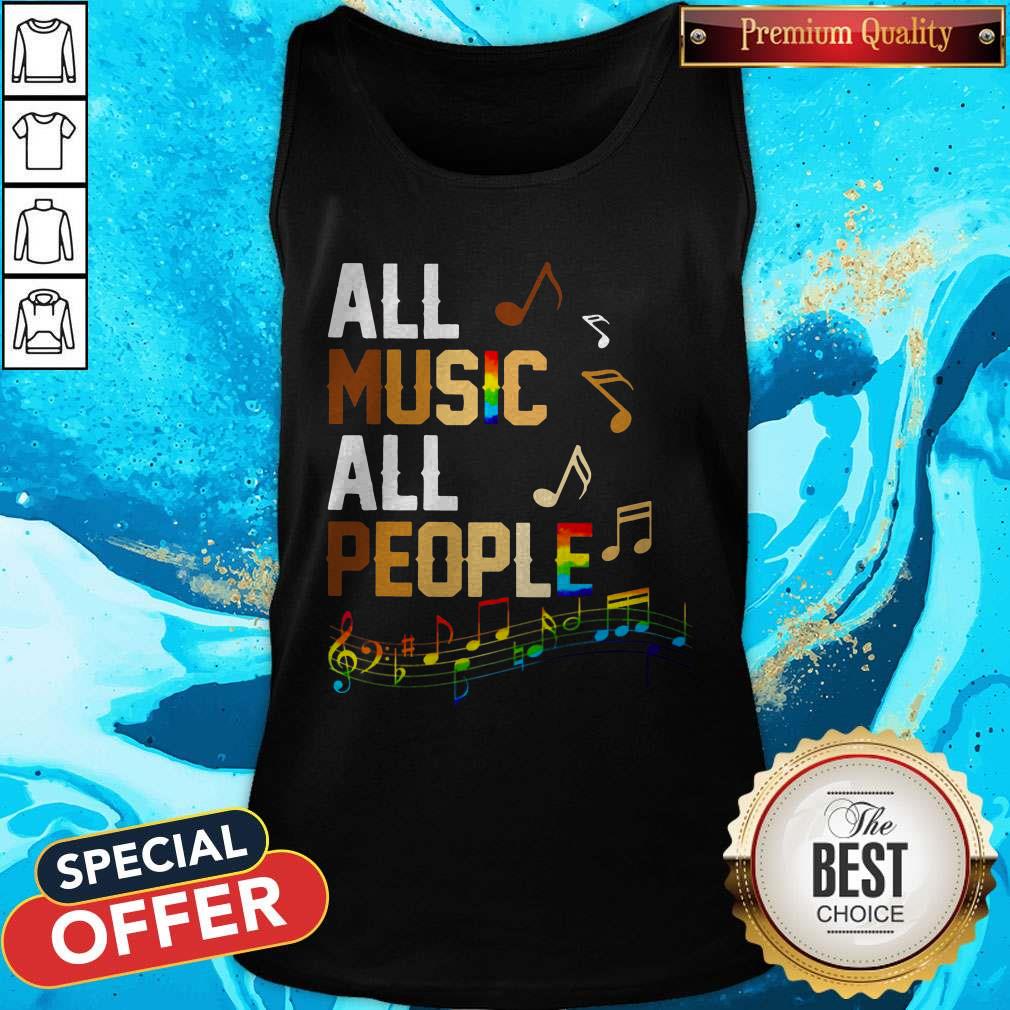 Black Lives Matter All Music All People Shirt - Image 4