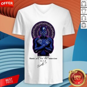 Alternative view of Black Panther Chadwick Boseman Star At 43 Shirt