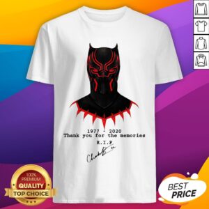 Black Panther Thank You For The Memories Signature Shirt
