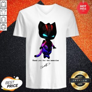 Alternative view of Black Pather Chadwick Boseman Thank You For The Memories Shirt