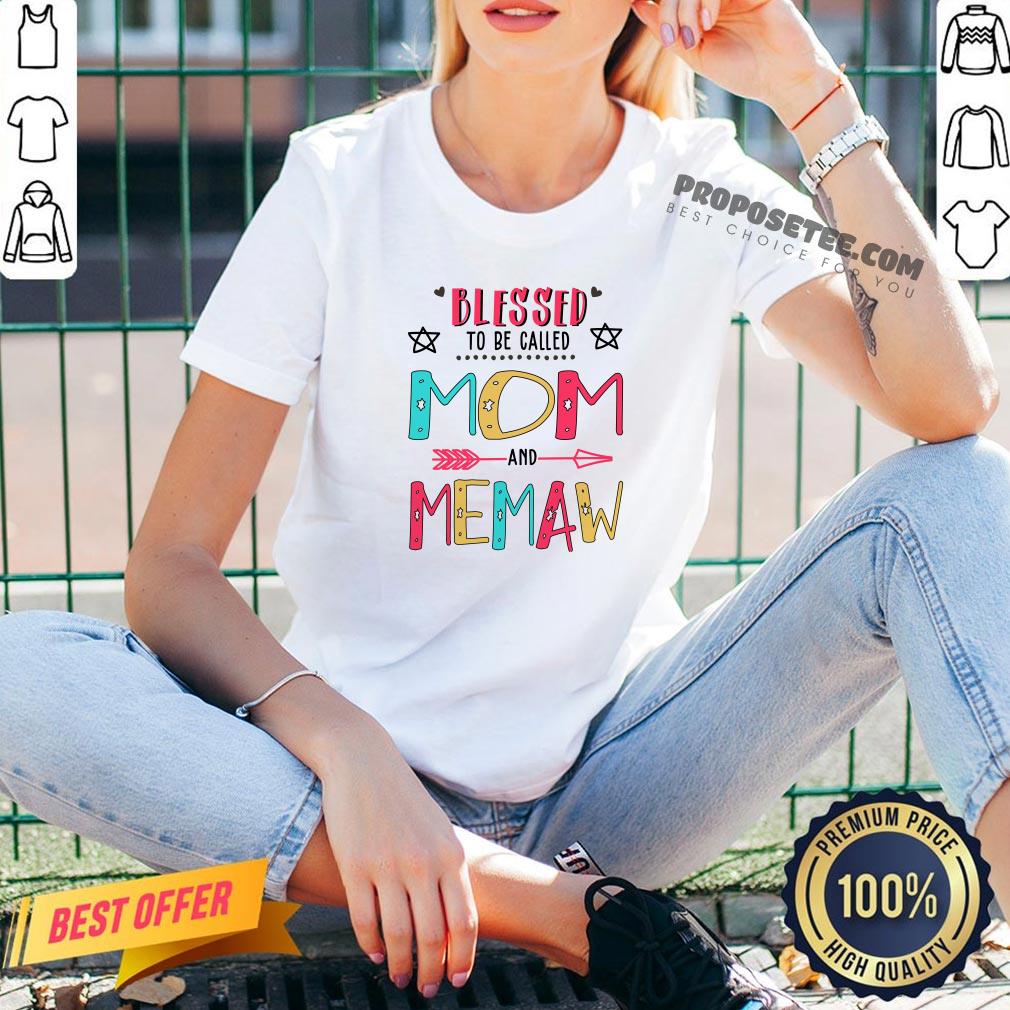 Blessed To Be Called Mom And Memaw Mother Day Shirt - Image 2