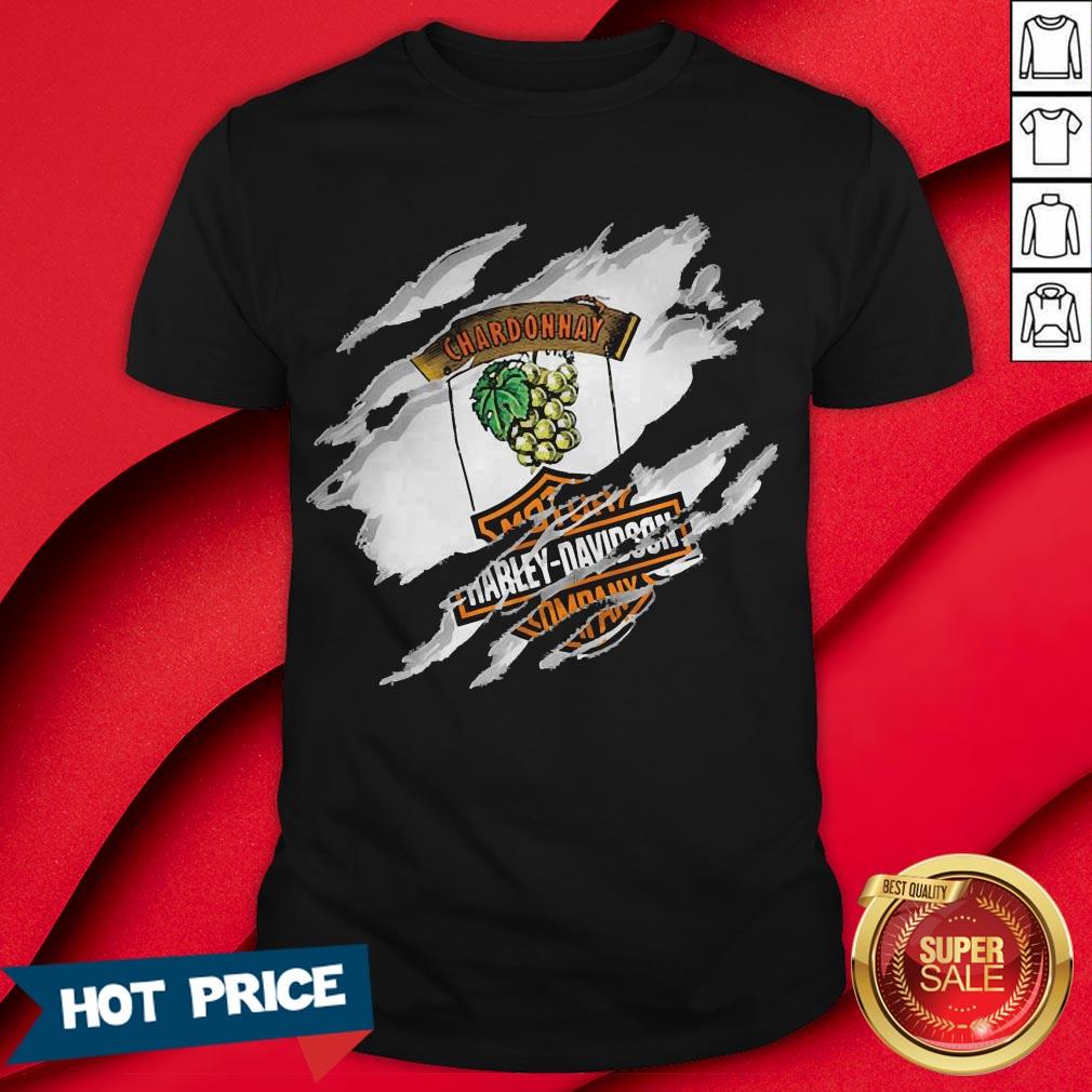 Blood Inside Me Chardonnay Motor Harley Davidson Company Shirt