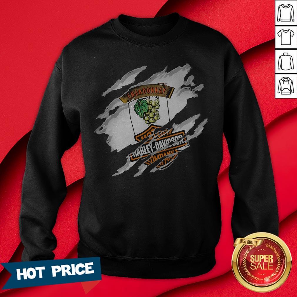 Blood Inside Me Chardonnay Motor Harley Davidson Company Shirt - Image 4