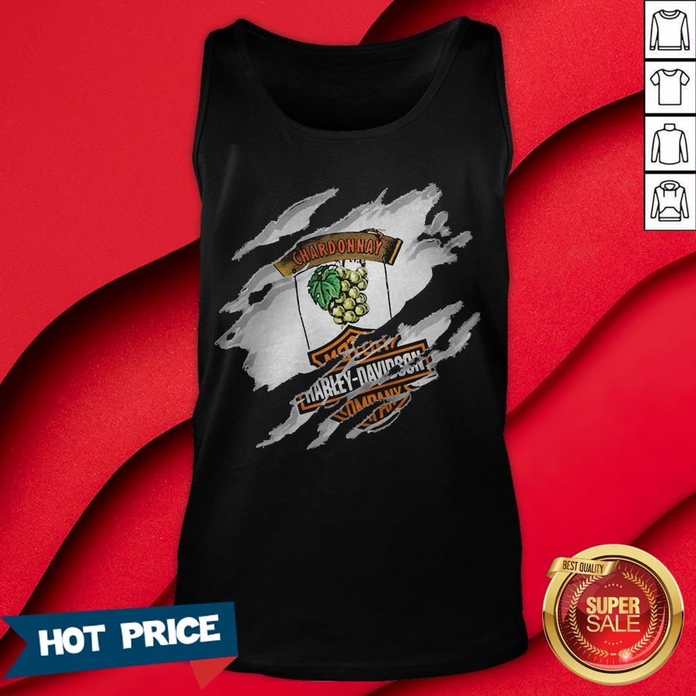 Blood Inside Me Chardonnay Motor Harley Davidson Company Shirt - Image 2
