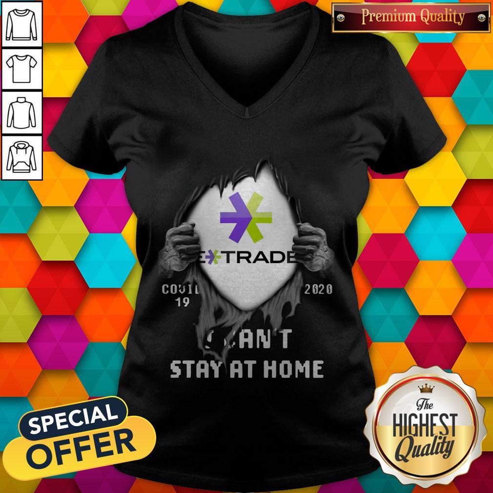 Blood Inside Me E-Trade COVID-19 2020 I Can’t Stay At Home Shirt - Image 5