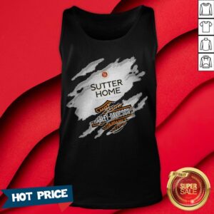 Alternative view of Blood Inside Me Sutter Home Motor Harley Davidson Company Shirt