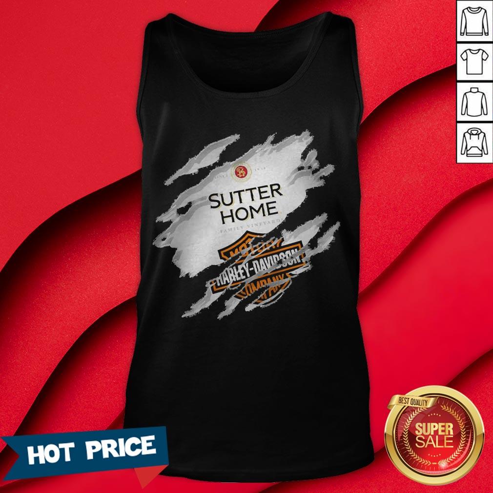 Blood Inside Me Sutter Home Motor Harley Davidson Company Shirt - Image 2