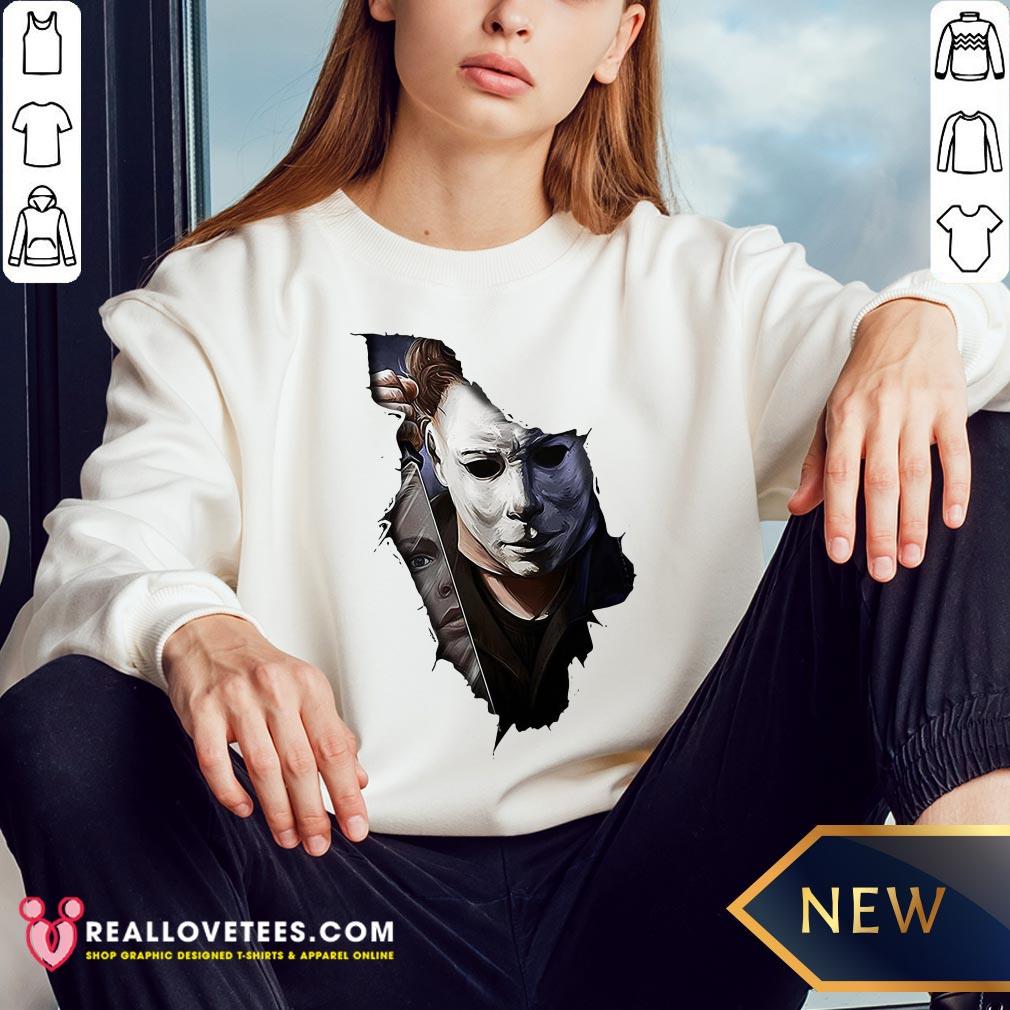 Blood Inside Michael Myers Halloween Shirt - Image 4