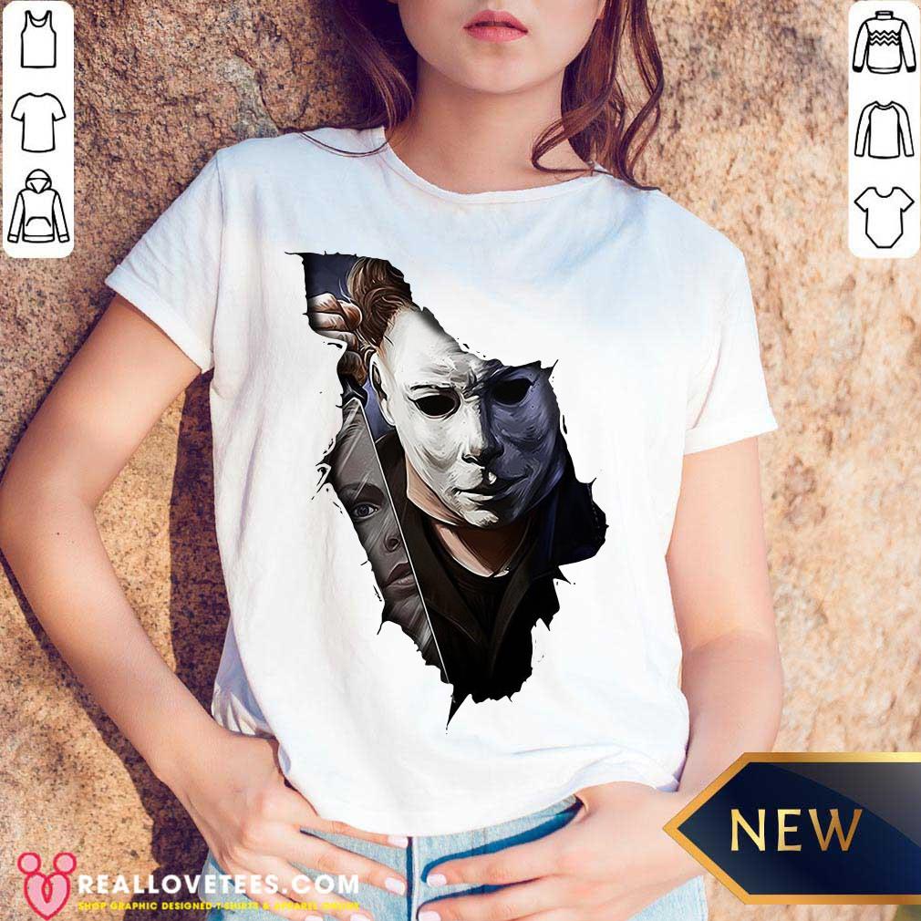 Blood Inside Michael Myers Halloween Shirt - Image 3