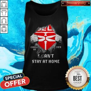 Alternative view of Blood Insides Bele Tires Covid-19 2020 I Can’t Stay At Home Shirt