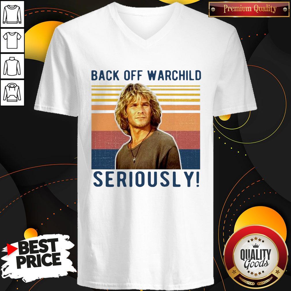 Bodhi Back Off Warchild Seriously Vintage Shirt - Image 2