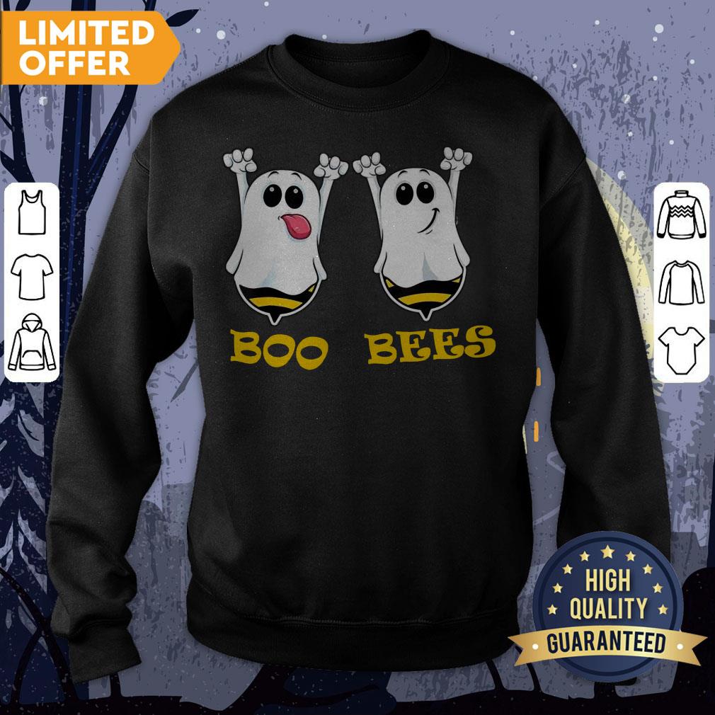 Boo Bees Funny Halloween Costume Gift T-Shirt - Image 4